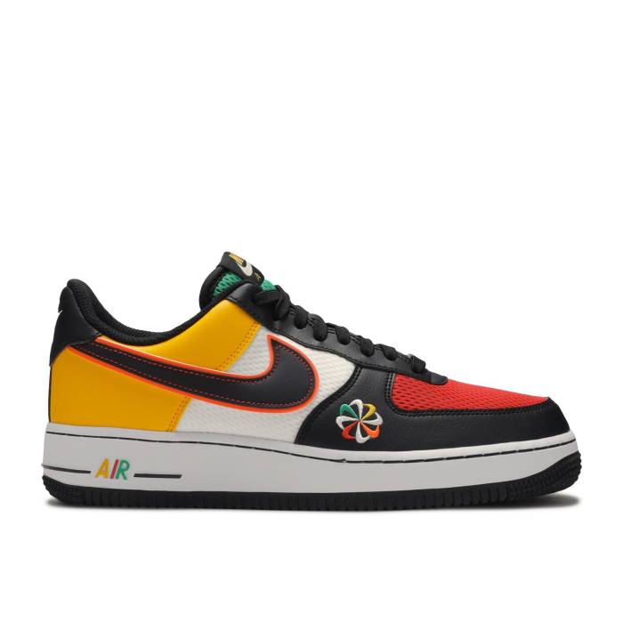 ナイキ Nike 【 Air Force 1 Low \u0027Sunburst\u0027 Men White/Black-Lucid Green 】 メンズ 白いこと 白いこと green 緑・緑であること