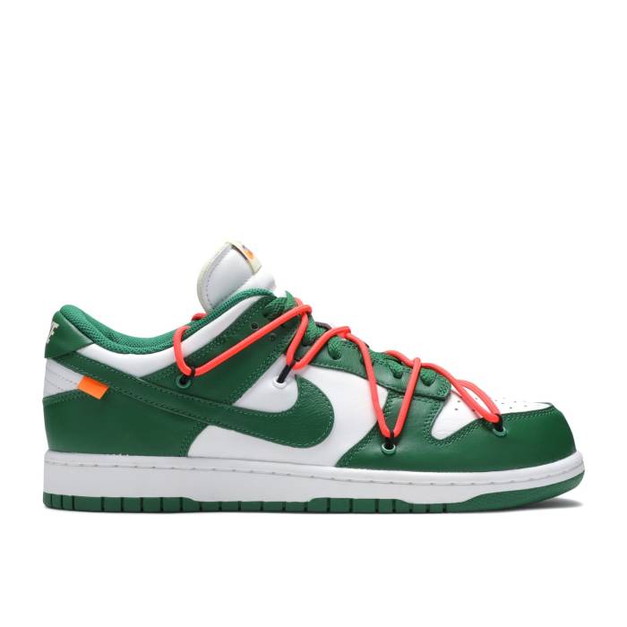 ナイキ Nike 【 Off-White X Dunk Low \u0027Pine Green\u0027 Men White/Pine Green/Pine Green 】 象牙色 ダンク メンズ 白いこと 白いこと green 緑・緑であること