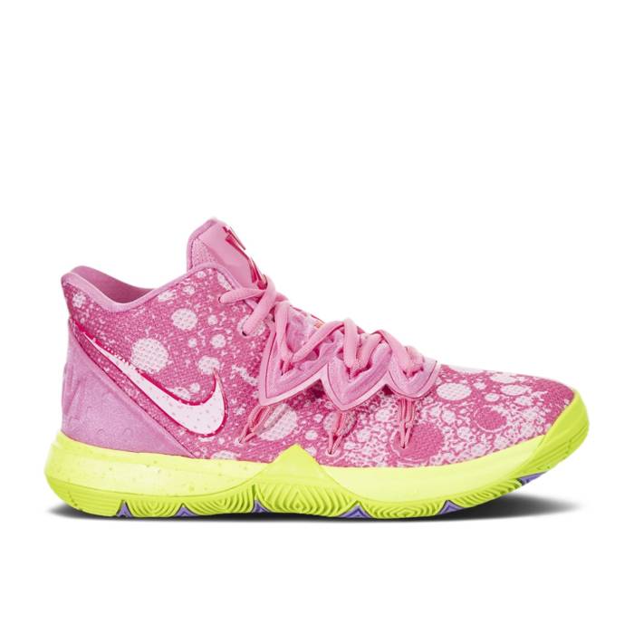 ナイキ Nike 【 Spongebob Squarepants X Kyrie 5 ガウス \u0027Patrick\u0027 Youth Lotus Pink/University Red 】 海綿質シリング Kyrie カイリー お坊っちゃん キッズ pink サクラ色 Red 赤・赤いこと