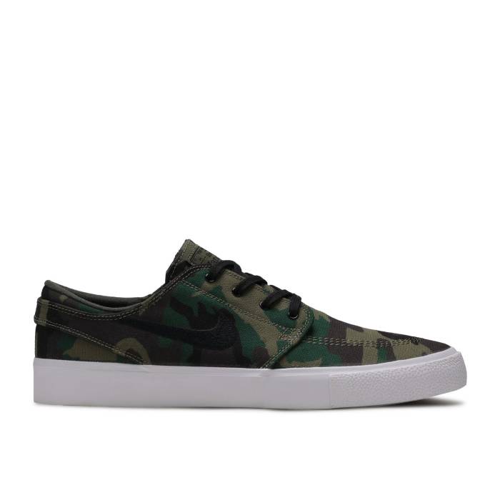 ナイキ Nike 【 Zoom Janoski Canvas Premium Sb \u0027Camo\u0027 Men Iguana/Black/Sequoia/Gum Light Brown 】 望遠レンズ Premium 割り増し金 エスビー メンズ 黒いこと 黒いこと 赤銅色 赤銅色