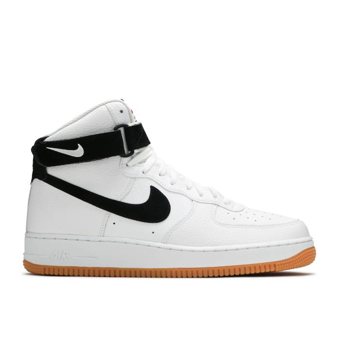 ナイキ Nike 【 Air Force 1 High \u002707 \u0027White Gum\u0027 Men White/Black/Gym Red/Gum Medium Brown 】 御機嫌 メンズ 白いこと 白いこと 黒いこと 黒いこと Red 赤・赤いこと 赤銅色 赤銅色