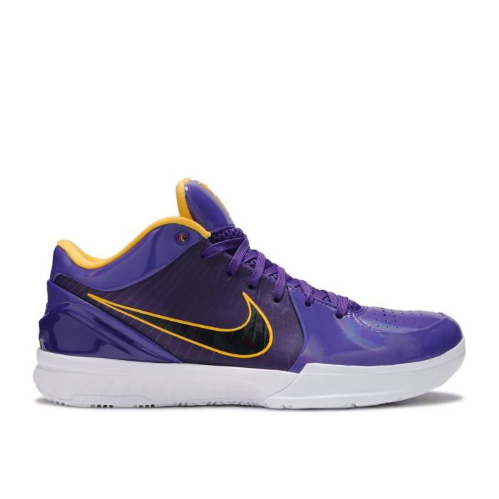 ナイキ Nike 【 Undefeated X Kobe 4 Protro Court Purple Men Court Purple/University Gold/White 】 アンディフィーテッド Kobe コービー プロトロ メンズ コート Purple 紫・パープル ゴールド 白色 ホワイト