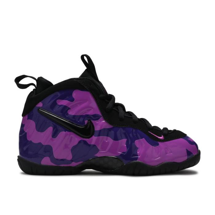 ナイキ Nike 【 Little Posite Pro Ps \u0027Hyper Violet\u0027 Youth Black/Court Purple/Hyper Violet 】 労働者階級 お坊っちゃん キッズ 黒いこと 黒いこと 厚地の外套 Purple 紫・パープル 紫・相撲取り草