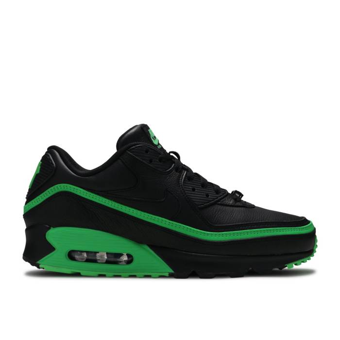 ナイキ Nike 【 Undefeated X Air Max 90 \u0027Black Green Spark\u0027 Men Black/Green Spark 】 アンディフィーテッド マックス green 緑・緑であること メンズ 黒いこと 黒いこと green 緑・緑であること