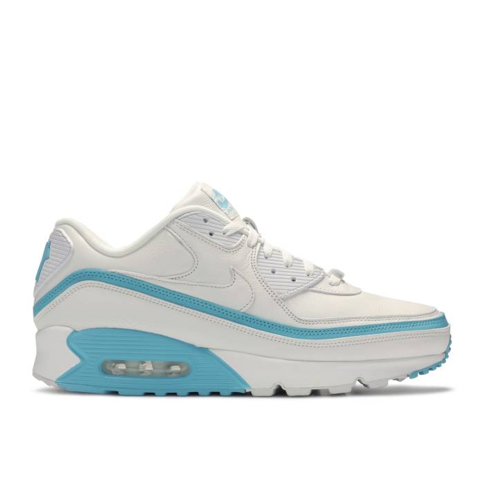 ナイキ Nike 【 Undefeated X Air Max 90 \u0027White Blue Fury\u0027 Men White/Blue Fury 】 アンディフィーテッド マックス 青碧 青碧 メンズ 白いこと 白いこと 青碧 青碧