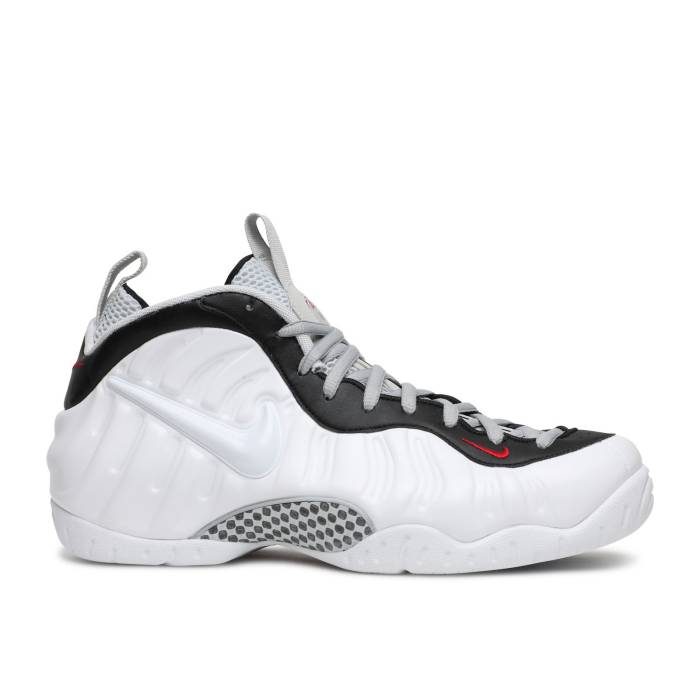 ナイキ Nike 【 Air Foamposite Pro Chrome White Men White/Black/University Red 】 Foamposite フォームポジット プロ メンズ 白色 ホワイト 黒色 ブラック Red 赤・レッド