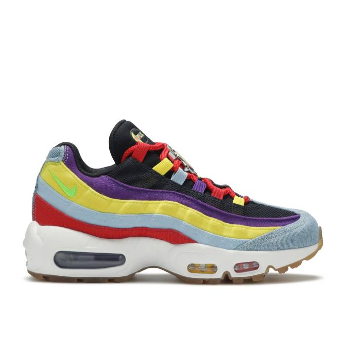 ナイキ Nike 【 Air Max 95 Sp \u0027Multi-Color\u0027 Men Psychic Blue/Chrome Yellow/White 】 マックス メンズ 青み 青色 yellow 黄味がかった・黄色 白いこと 白いこと