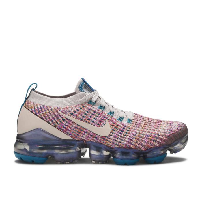 ナイキ Nike 【 Wmns Air Vapormax Flyknit 3 \u0027Multi-Color\u0027 Women Desert Sand/Vivid Purple/Green Abyss/Desert Sand 】 飛球編み物 レディース 砂色・沙子 Purple 紫・パープル green 緑・緑であること
