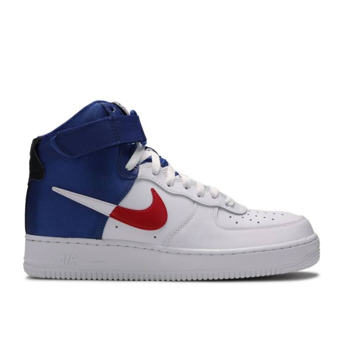 ナイキ Nike 【 Nba X Air Force 1 High \u002707 \u0027Clippers\u0027 Men White/Rush Blue 】 御機嫌 メンズ 白いこと 白いこと rush 混雑時 青碧 青碧