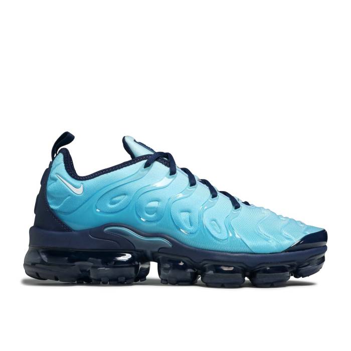 ナイキ Nike 【 Air Vapormax Plus Current Blue Men Light Current Blue/White/Midnight Navy 】 メンズ 青色 ブルー 白色 ホワイト 紺色 ネイビー