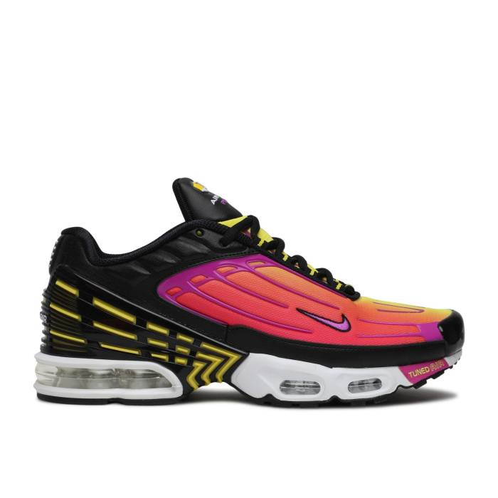 ナイキ Nike 【 Air Max Plus 3 'Hyper Violet' Men Black/Dynamic Yellow-Hyper Violet 】 マックス メンズ 黒色 ブラック ダイナミック 紫・バイオレット
