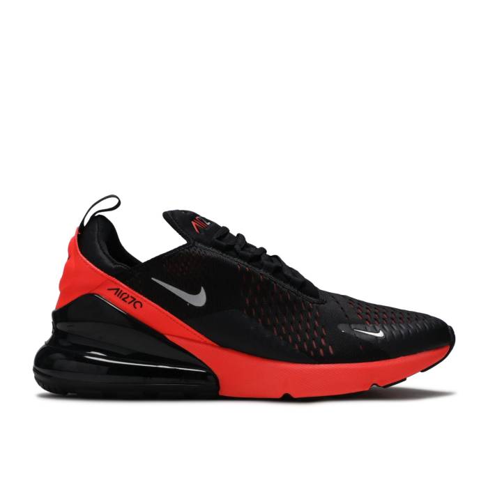 ナイキ Nike 【 Air Max 270 \u0027Bred\u0027 Men Black/Metallic Silver/Bright Crimson 】 マックス メンズ 黒いこと 黒いこと Silver しろがね色・しろがね色 クリムゾン