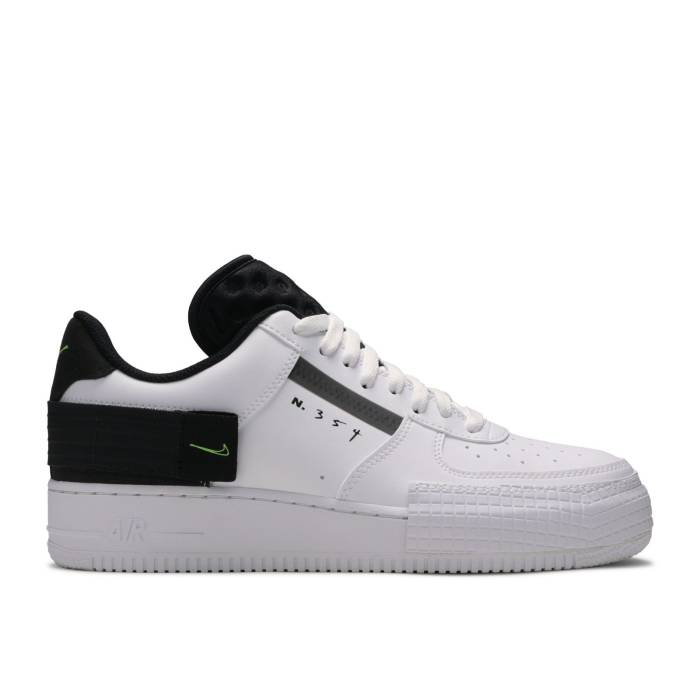 ナイキ Nike 【 Air Force 1 Type \u0027Volt\u0027 Men White/Volt/Black/White 】 メンズ 白いこと 白いこと 黒いこと 黒いこと
