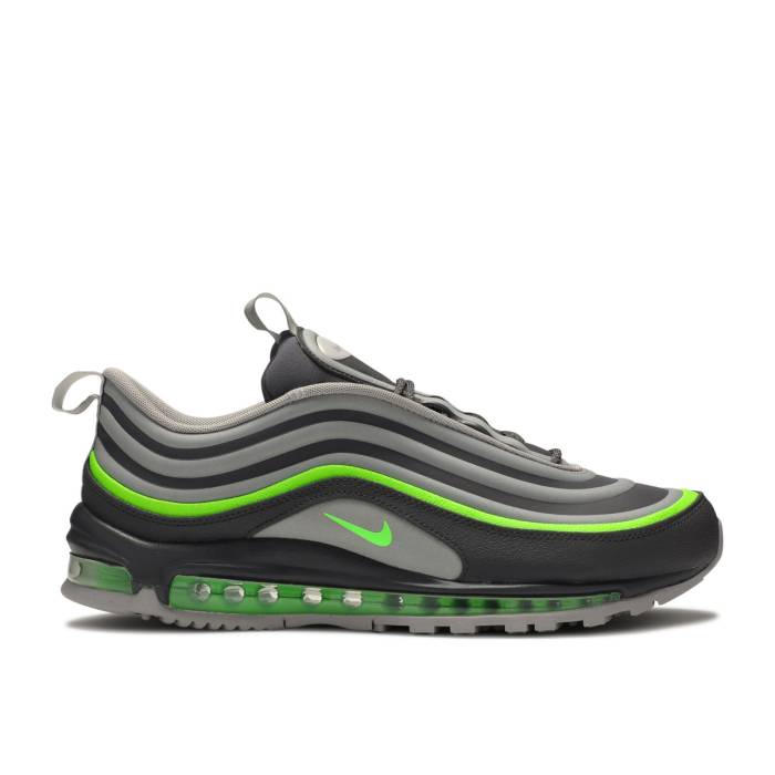 ナイキ Nike 【 Air Max 97 Neon Winter Utility Men Thunder Grey/Moon Particle/Atmosphere Grey/Electric Green 】 マックス ウィンター メンズ サンダー 灰色 グレー green 緑・グリーン