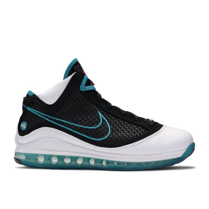 ナイキ Nike 【 Air Max Lebron 7 Retro Qs \u0027Red Carpet\u0027 2019 Men White/Black/Glass Blue/Chilling Red 】 マックス Lebron レブロン レトロ メンズ 白いこと 白いこと 黒いこと 黒いこと 青碧 青碧 Red 赤・赤いこと