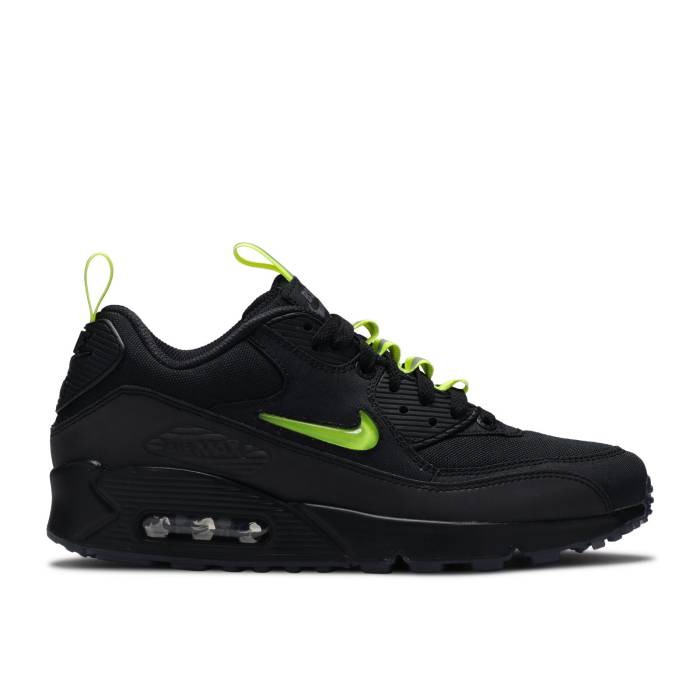 ナイキ Nike 【 The Basement X Air Max 90 \u0027Manchester\u0027 Men Black/Lemon Venom/Black 】 マックス メンズ 黒いこと 黒いこと