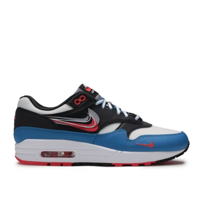 ナイキ Nike 【 Air Max 1 'Time Capsule' Men Black/Cement Grey/Imperial Blue 】 マックス メンズ 黒色 ブラック 灰色・シメント 灰色 グレー 青色 ブルー|スニケス