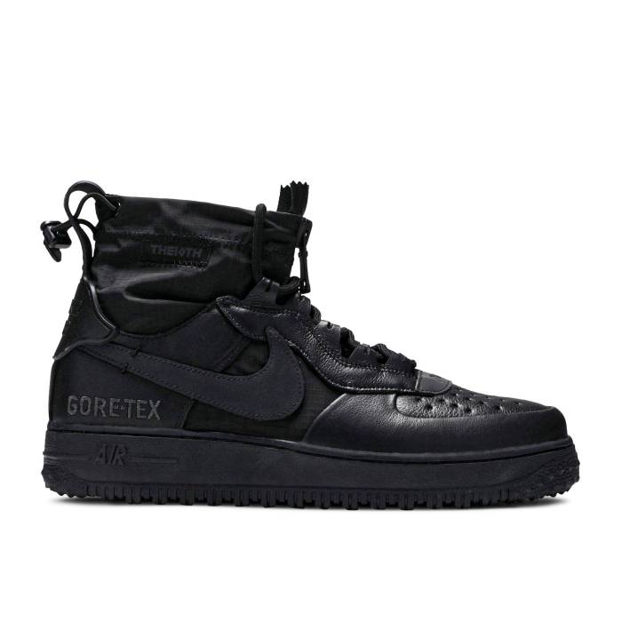 ナイキ Nike 【 Gore-Tex X Air Force 1 High \u0027Triple Black\u0027 Men Black/Black 】 ゴアテックス 御機嫌 メンズ 黒いこと 黒いこと