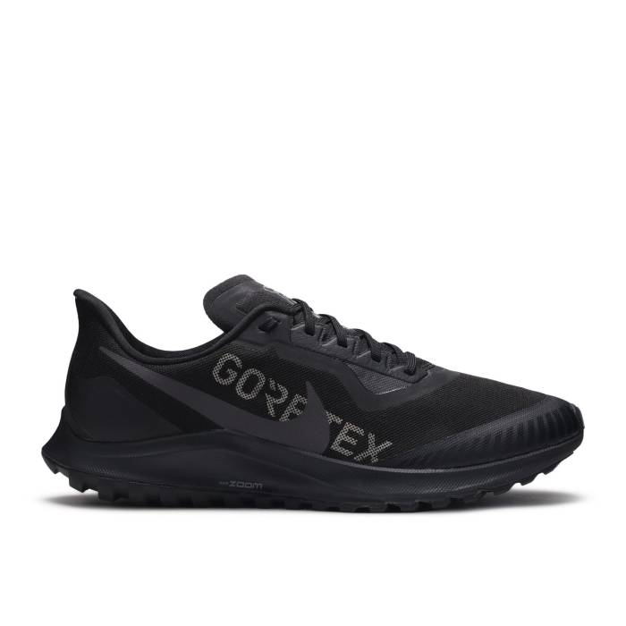 ナイキ Nike 【 Air Zoom Pegasus 36 Trail Gore-Tex Black Men Black/Thunder Grey 】 ズーム ペガサス ゴアテックス メンズ 黒色 ブラック サンダー 灰色 グレー