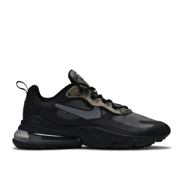 ナイキ Nike 【 Air Max 270 React Camo Men Black/Anthracite/White 】 マックス リアクト メンズ 黒色 ブラック 白色 ホワイト