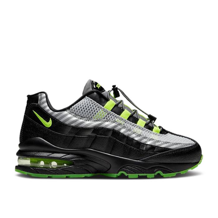 ナイキ Nike 【 Air Max 95 Hz Gs 'Black Volt' Youth Black/Volt/Black/Gunsmoke 】 マックス ジュニア キッズ 黒色 ブラック