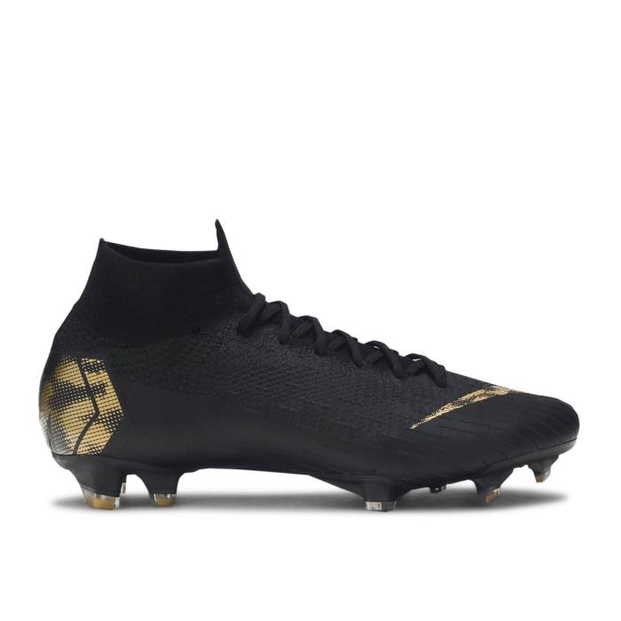 ナイキ Nike 【 Mercurial Superfly 6 Elite Fg \u0027Black Gold\u0027 Men Black/Metallic Vivid Gold 】 エリート メンズ 黒いこと 黒いこと ゴールド