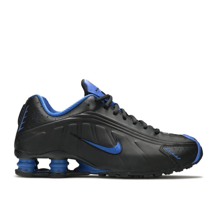 ナイキ Nike 【 Shox R4 \u0027Game Royal\u0027 Men Black/Game Royal 】 Shox ショックス メンズ 黒いこと 黒いこと Game 取り組み