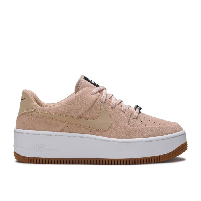 ナイキ Nike 【 Wmns Air Force 1 Sage Low \u0027Bio Beige\u0027 Women Bio Beige/Black/White/Bio Beige 】 レディース ベージュ 黒いこと 黒いこと 白いこと 白いこと