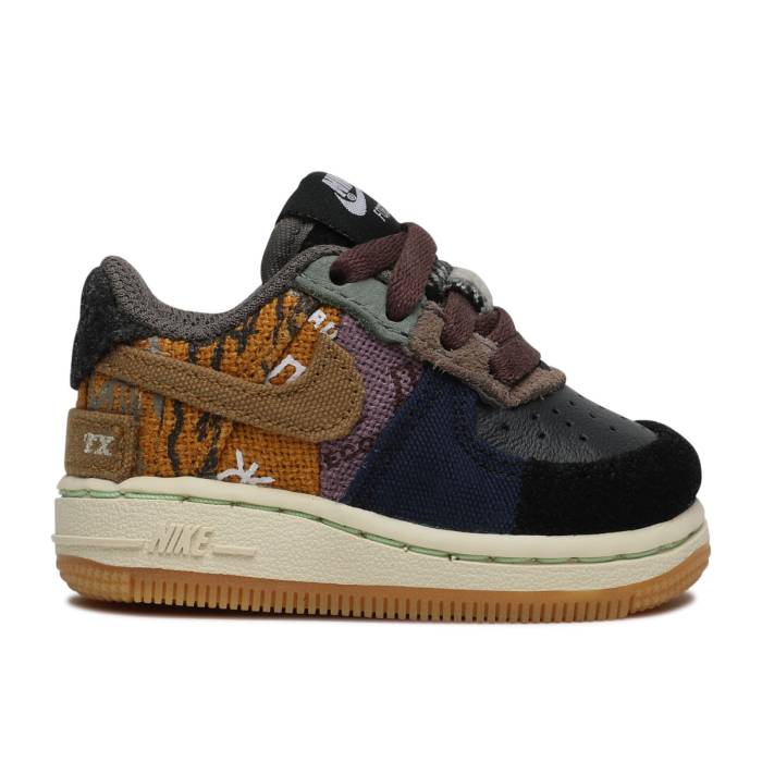 ナイキ Nike 【 Travis Scott X Air Force 1 Low Td \u0027Cactus Jack\u0027 Infant 】 もの言う花