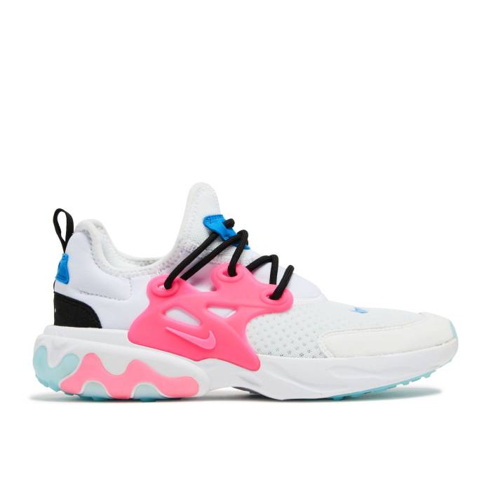 ナイキ Nike 【 React Presto Gs 'White Hyper Pink' Youth White/Hyper Pink/Photo Blue 】 リアクト プレスト ジュニア キッズ 白色 ホワイト pink ピンク 青色 ブルー|スニケス