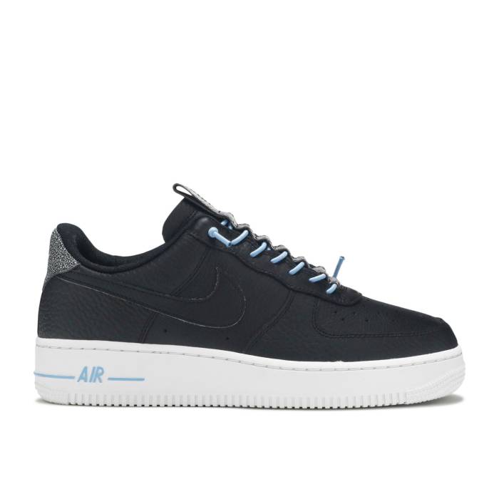 ナイキ Nike 【 Wmns Air Force 1 '07 Lux 'Black Reflective' Women Black/Light Blue/White/Black 】 レディース 黒色 ブラック 青色 ブルー 白色 ホワイト