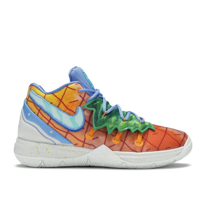 ナイキ Nike 【 Spongebob Squarepants X Kyrie 5 Ps 'Pineapple House' Youth Orange Peel/Teal Tint 】 スポンジボブ Kyrie カイリー ジュニア キッズ orange 橙・オレンジ|スニケス