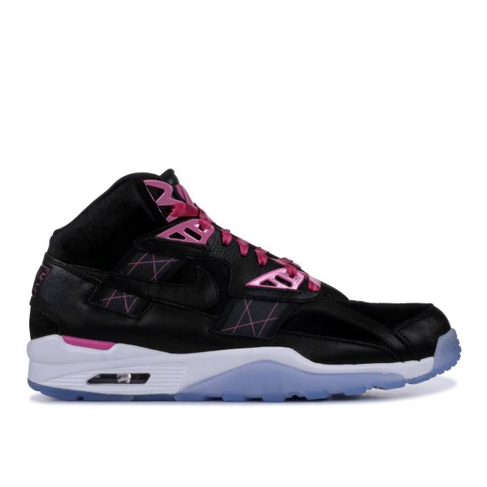 ナイキ Nike 【 Air Trainer Sc High Qs 'Breast Cancer Awareness' Men Black/Black/Pink Fire/White 】 トレーナー ハイ メンズ 黒色 ブラック pink ピンク ファイア 白色 ホワイト
