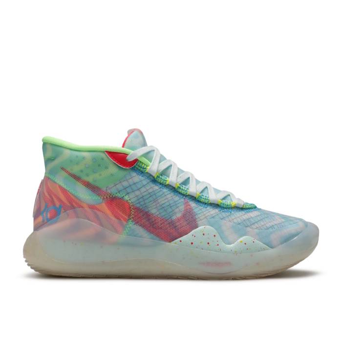 ナイキ Nike 【 Kd 12 Wavvy Men Teal Tint/Blue Gaze-Red Orbit 】 メンズ 青色 ブルー