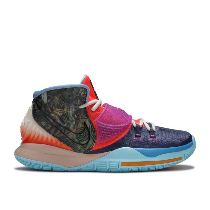 ナイキ Nike 【 Kyrie 6 Preheat 'Heal The World' Men Midnight Navy/Black/Marine/Moir 】 Kyrie カイリー メンズ 紺色 ネイビー 黒色 ブラック