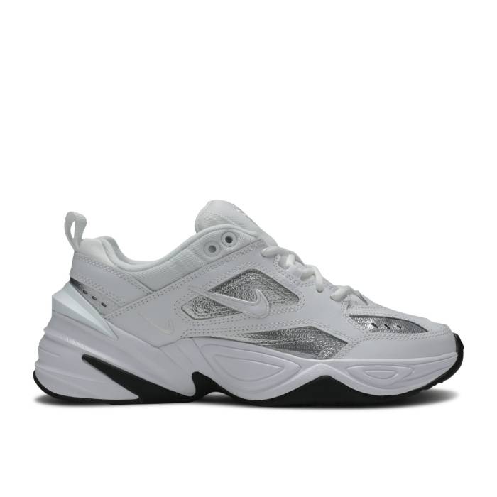 ナイキ Nike 【 Wmns M2K Tekno Ess \u0027Metallic Silver\u0027 Women White/White/Metallic Silver 】 レディース 白いこと 白いこと Silver しろがね色・しろがね色