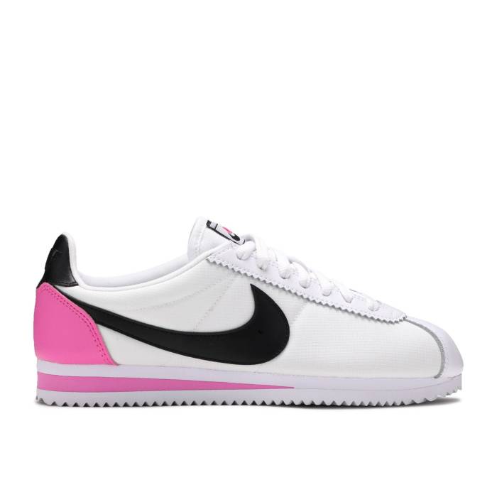 ナイキ Nike 【 Wmns Classic Cortez Prem 'China Rose' Women White/Black/China Rose 】 クラシック コルテッツ レディース 白色 ホワイト 黒色 ブラック Rose ローズ|スニケス