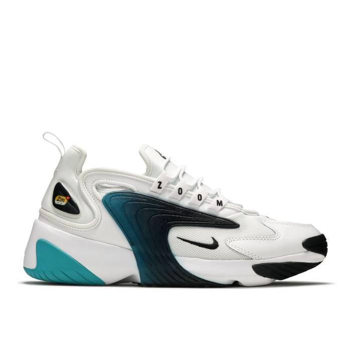 ナイキ Nike 【 Zoom 2K \u0027Teal Nebula\u0027 Men White/Black/Teal Nebula 】 望遠レンズ メンズ 白いこと 白いこと 黒いこと 黒いこと