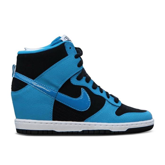 ナイキ Nike 【 Wmns Dunk Sky High Essential Black Blue Lacquer Women Black/Light Blue Lacquer/White 】 ダンク スカイ ハイ 青色 ブルー レディース 黒色 ブラック 青色 ブルー 白色 ホワイト