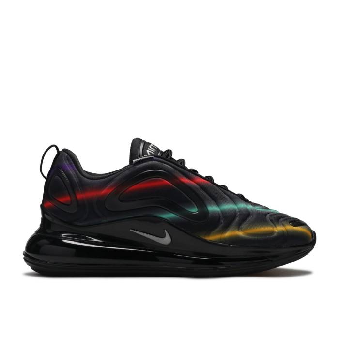 ナイキ Nike 【 Wmns Air Max 720 Black Multi Women Black/University Gold/Flash Crimson/Metallic Silver 】 マックス レディース 黒色 ブラック ゴールド クリムゾン Silver 銀色・シルバー