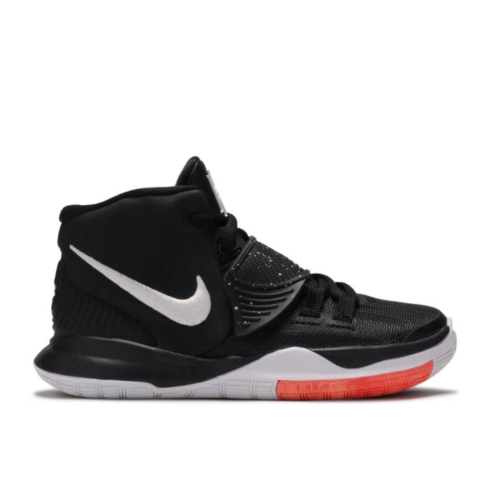 ナイキ Nike 【 Kyrie 6 Ps \u0027Jet Black\u0027 Youth Black/White 】 Kyrie カイリー 御坊っちゃん キッズ 黒いこと 黒いこと 白いこと 白いこと