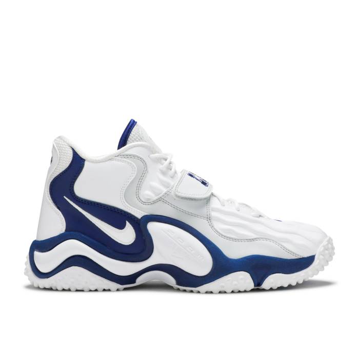 ナイキ Nike 【 Zoom Turf Jet \u002797 \u0027Barry Sanders\u0027 Men White/Deep Royal Blue/White 】 望遠レンズ 芝草 メンズ 白いこと 白いこと ディープ 青み 青色