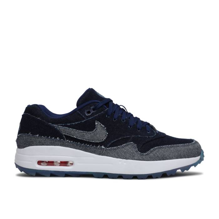 ナイキ Nike 【 Air Max 1 Golf Nrg \u0027No Denim Allowed\u0027 Men Blue Void/Hyper Pink/Thunderstorm 】 マックス golf ゴルフ ジーンズ メンズ 青味 青味 pink さくら色