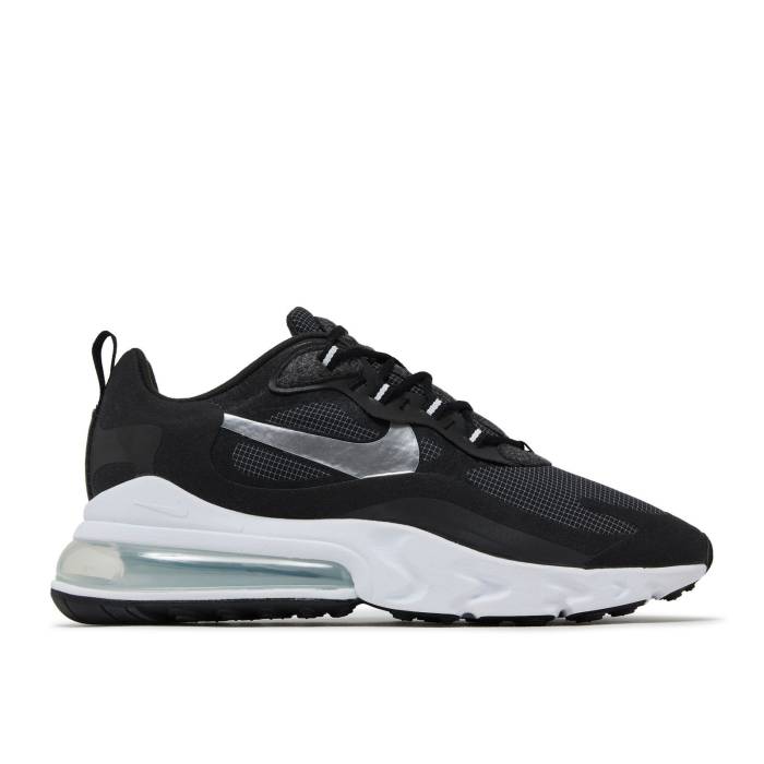 ナイキ Nike 【 Air Max 270 React Metallic Silver Men Black/Metallic Silver/White 】 マックス リアクト メンズ 黒色 ブラック Silver 銀色・シルバー 白色 ホワイト