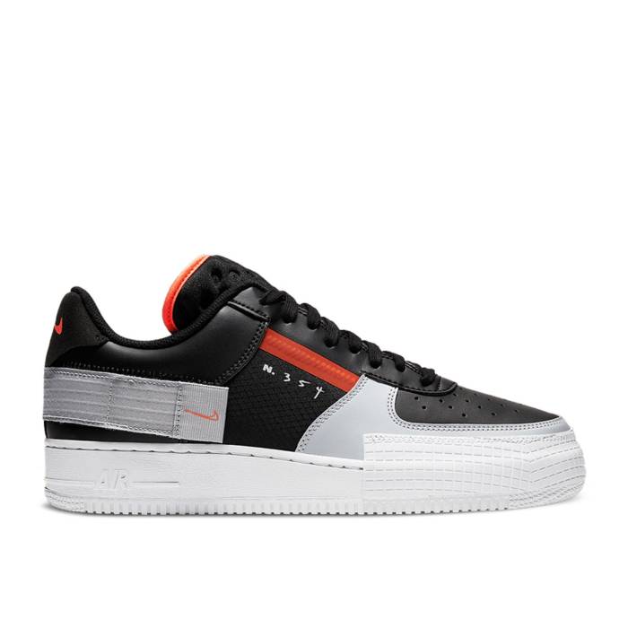 ナイキ Nike 【 Air Force 1 Type \u0027Hyper Crimson\u0027 Men Black/Hyper Crimson/Wolf Grey/White 】 メンズ 黒いこと 黒いこと クリムゾン 薄墨色 薄墨色 白いこと 白いこと
