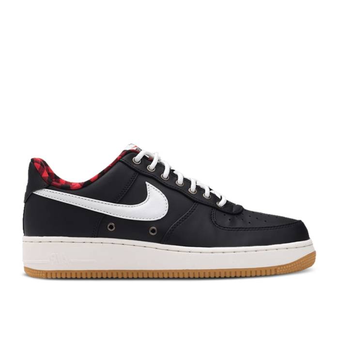 ナイキ Nike 【 Air Force 1 Low \u002707 Lv8 \u0027Lumberjack Pack\u0027 Men Black/Sail/Action Red/Gum Light Brown 】 メンズ 黒いこと 黒いこと 行動 Red 赤・赤いこと 赤銅色 赤銅色