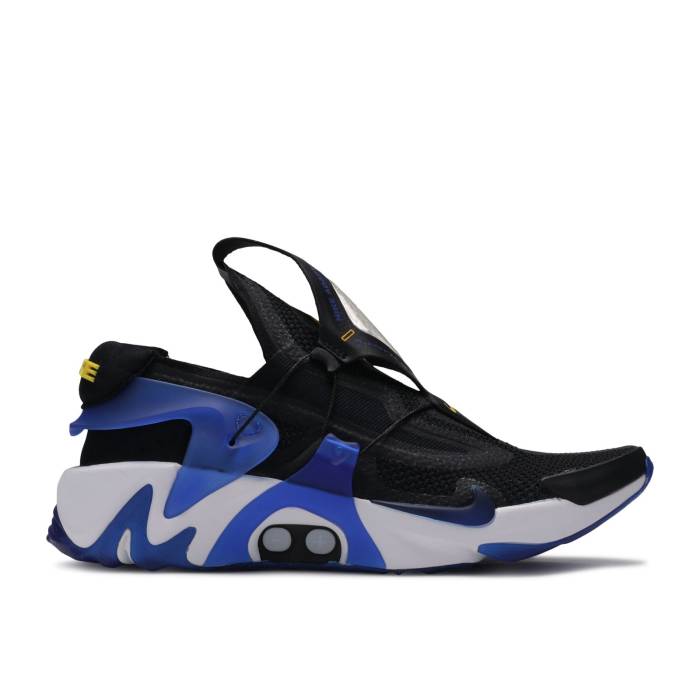 ナイキ Nike 【 Adapt Huarache Racer Blue Men Black/Racer Blue/White 】 アダプト Huarache ハラチ メンズ 黒色 ブラック 青色 ブルー 白色 ホワイト