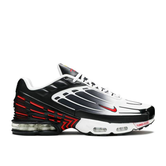 ナイキ Nike 【 Air Max Plus 3 'Black Red' Men Black/White/Black/University Red 】 マックス メンズ 黒色 ブラック 白色 ホワイト Red 赤・レッド|スニケス