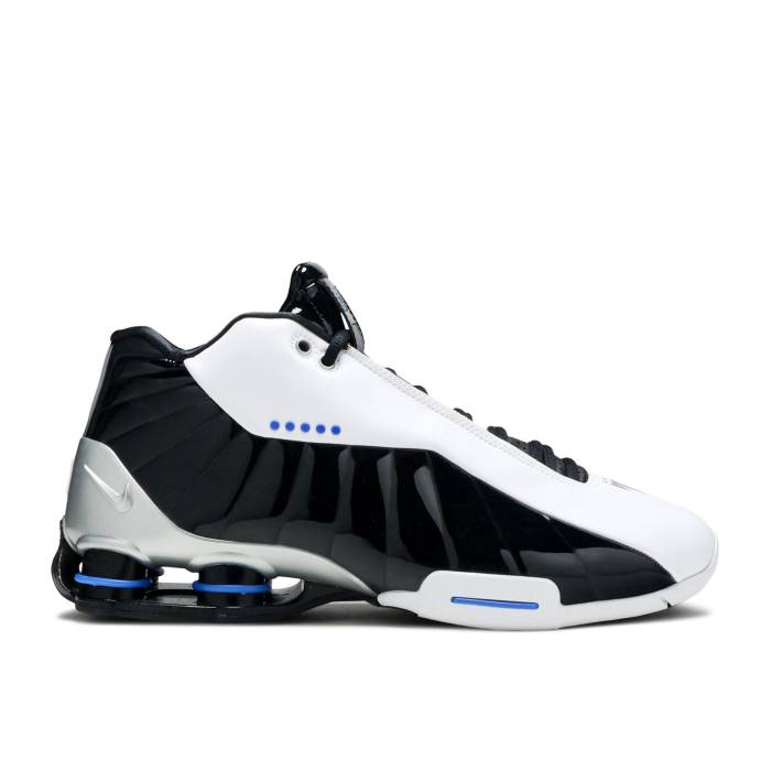 ナイキ Nike 【 Shox Bb4 \u0027Racer Blue\u0027 Men White/Racer Blue/Metallic Silver/Black 】 Shox ショックス メンズ 白いこと 白いこと 青碧 青碧 Silver しろがね色・しろがね色 黒いこと 黒いこと
