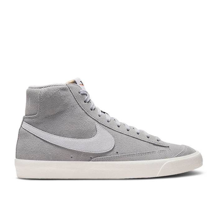 ナイキ Nike 【 Blazer Mid 77 Suede \u0027Wolf Grey\u0027 Men Wolf Grey/Pure Platinum/Sail 】 ブレイザー ミッド スエード・スウェード メンズ 薄墨色 薄墨色 純一無雑 Platinum プラチナム